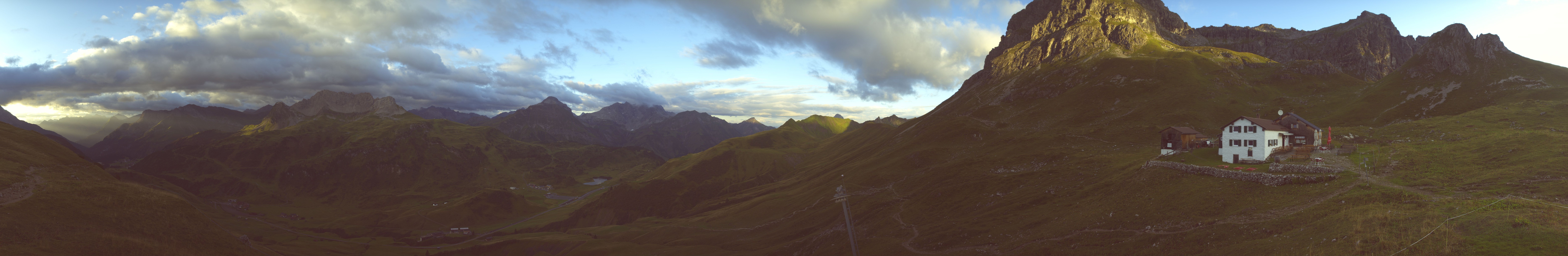 Archived image Webcam Widdersteinhütte in Warth-Schröcken