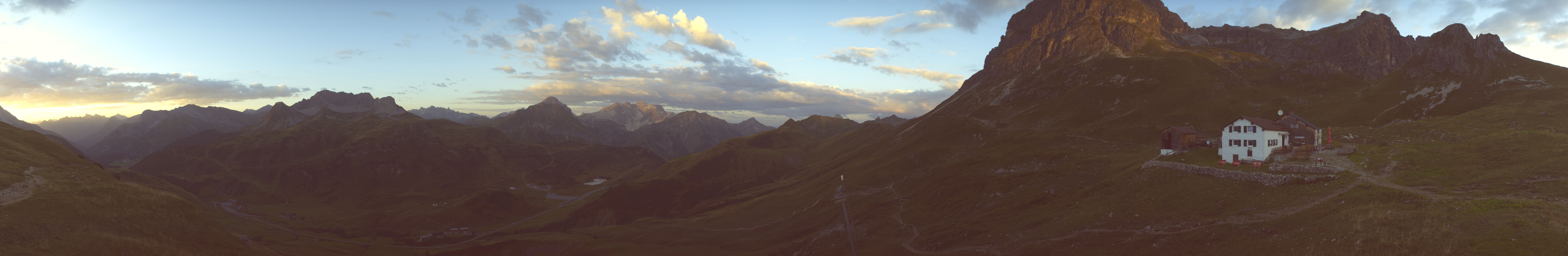 Archiv Foto Webcam Warth-Schröcken: Widdersteinhütte