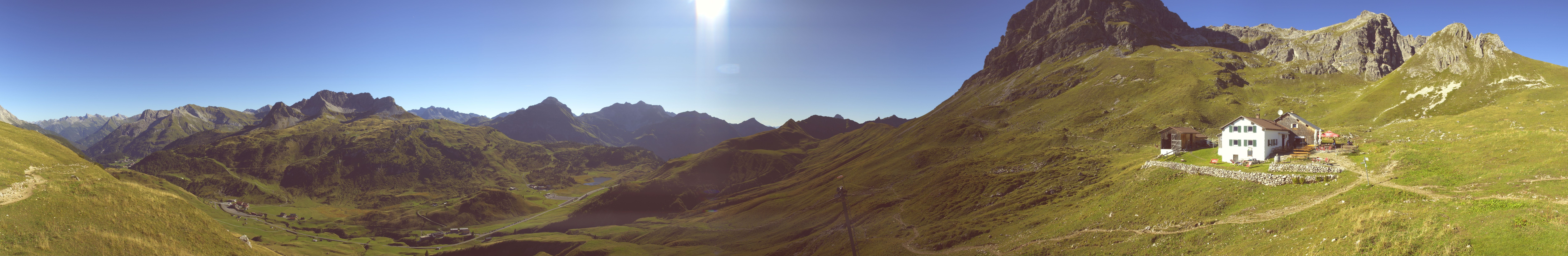 Archived image Webcam Widdersteinhütte in Warth-Schröcken