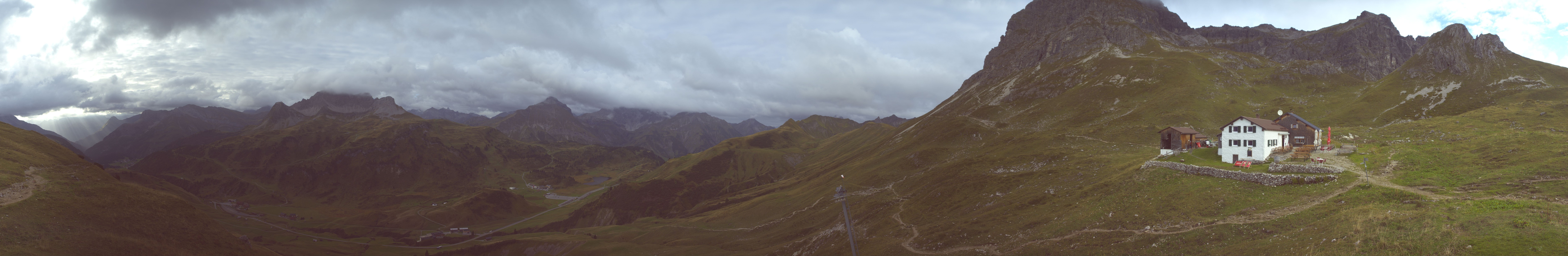Archived image Webcam Widdersteinhütte in Warth-Schröcken