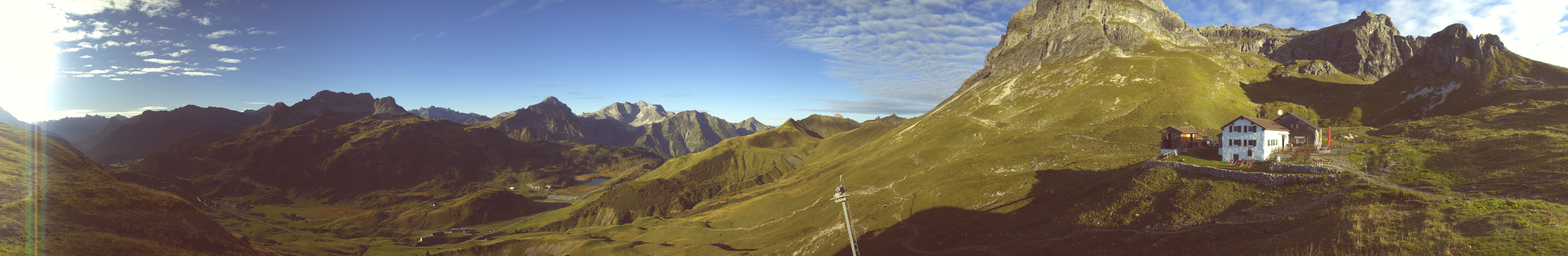 Archived image Webcam Widdersteinhütte in Warth-Schröcken