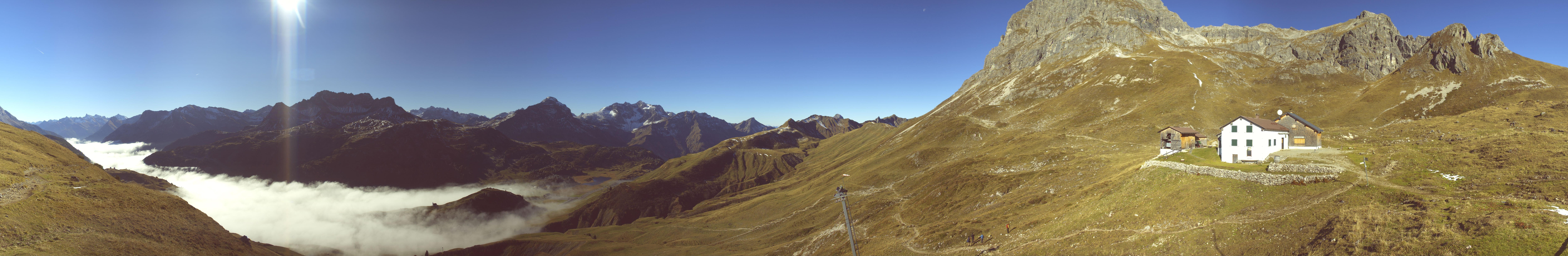 Archived image Webcam Widdersteinhütte in Warth-Schröcken