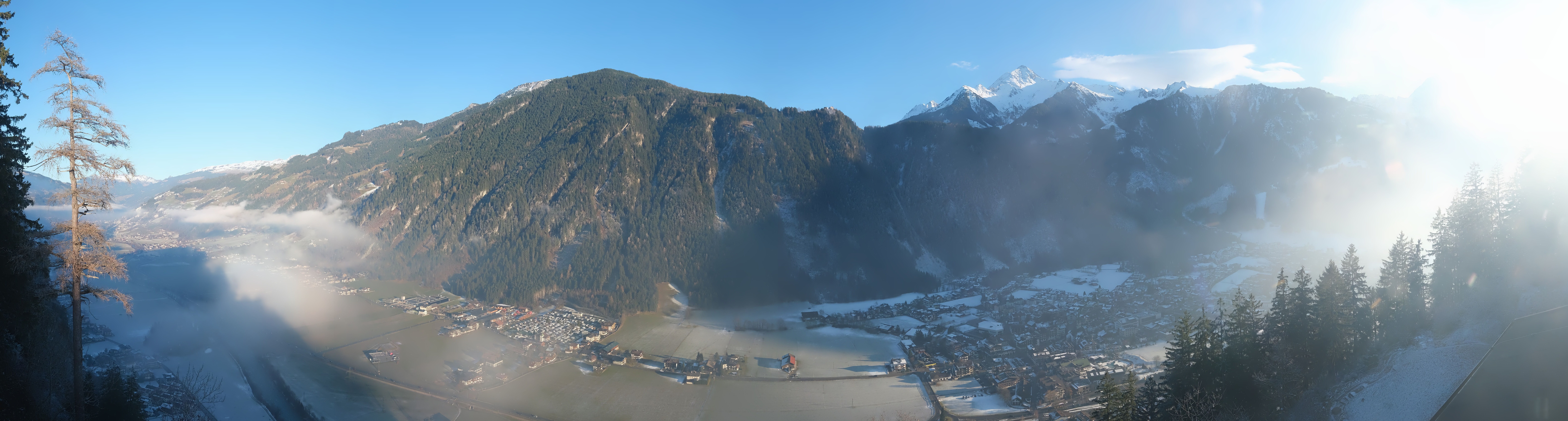 Archiv Foto Webcam Mayrhofen im Zillertal: Blick vom Gasthof Zimmereben
