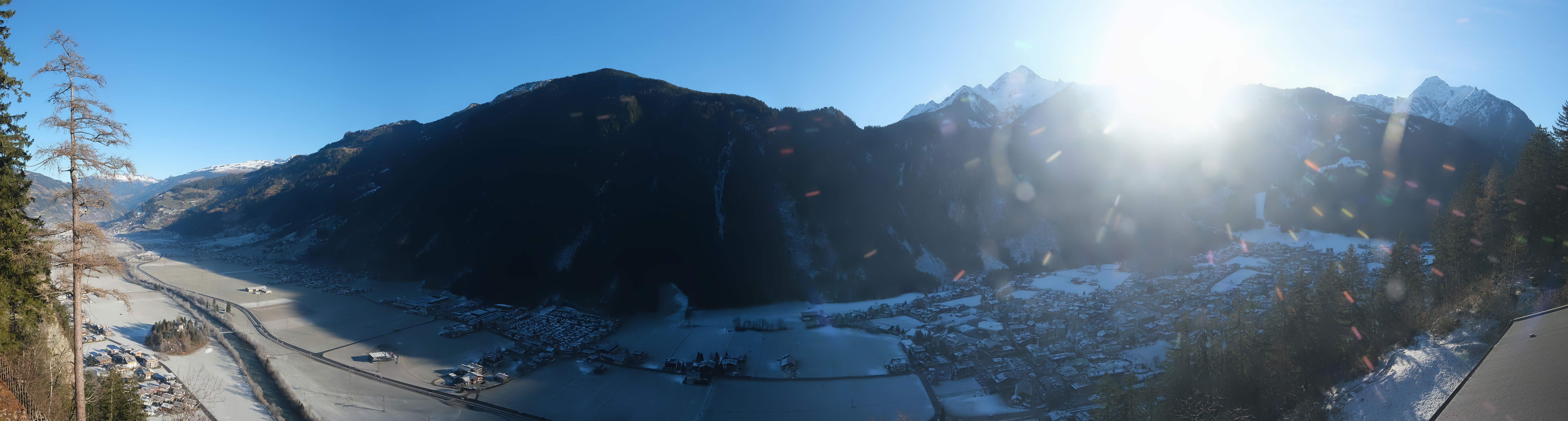 Archiv Foto Webcam Mayrhofen im Zillertal: Blick vom Gasthof Zimmereben