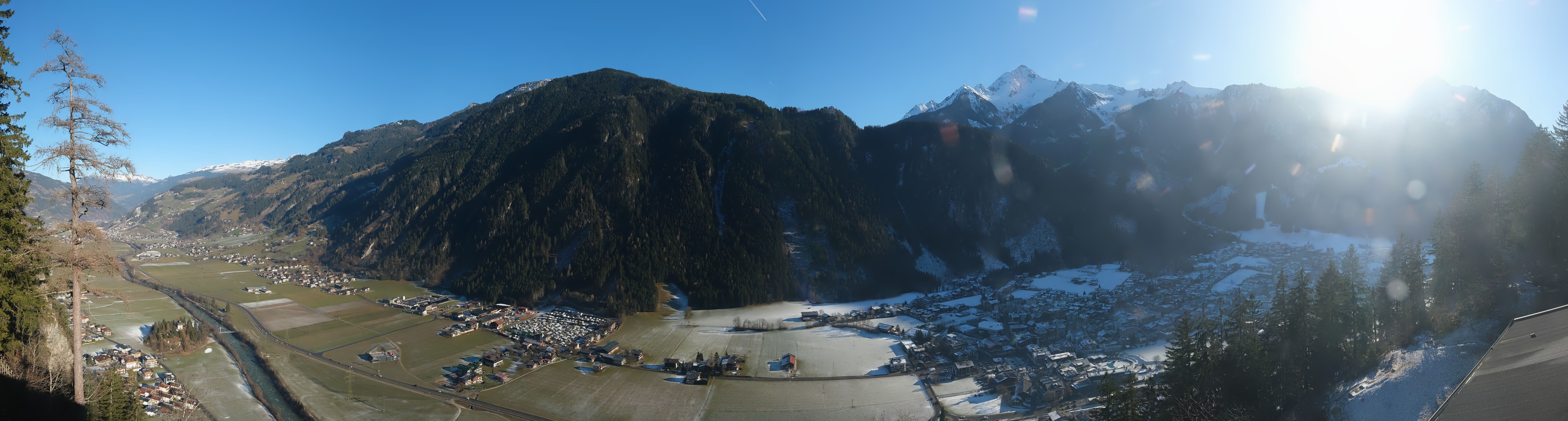 Archiv Foto Webcam Mayrhofen im Zillertal: Blick vom Gasthof Zimmereben