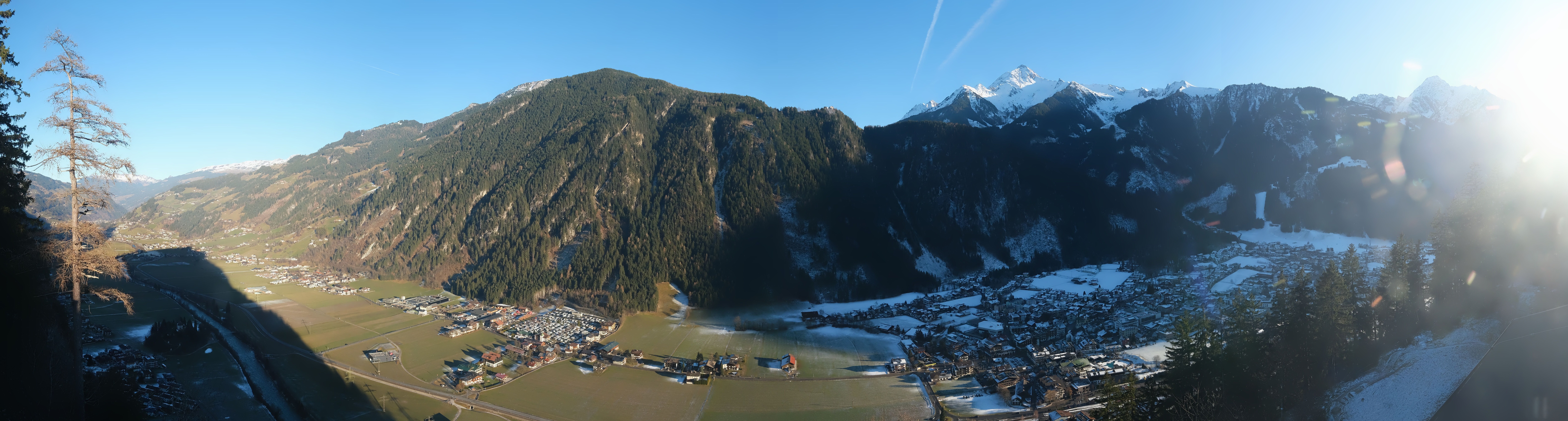 Archiv Foto Webcam Mayrhofen im Zillertal: Blick vom Gasthof Zimmereben