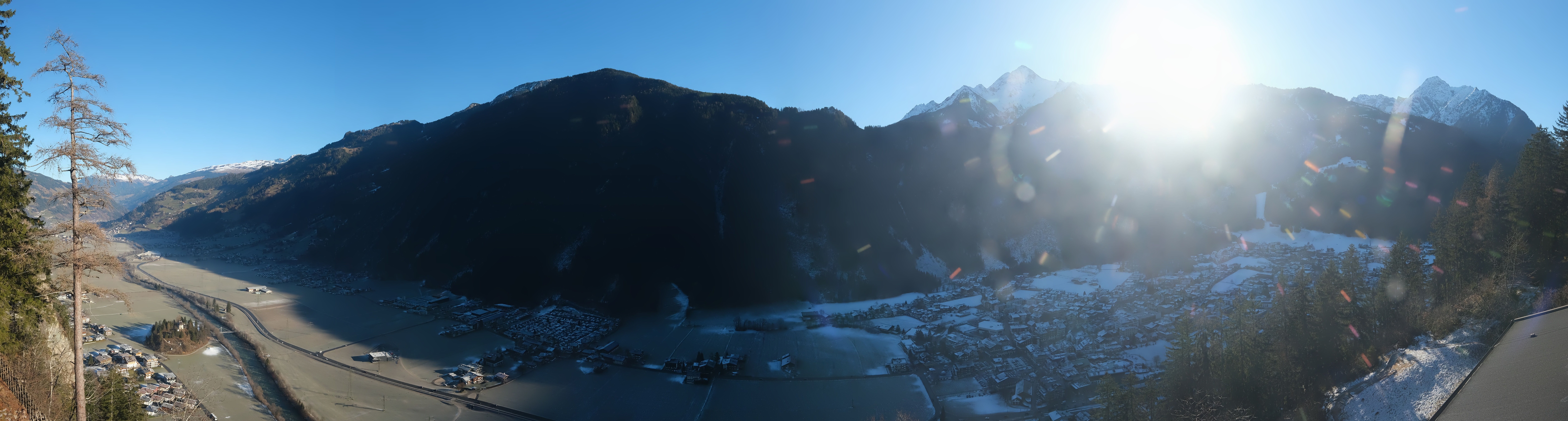 Archiv Foto Webcam Mayrhofen im Zillertal: Blick vom Gasthof Zimmereben