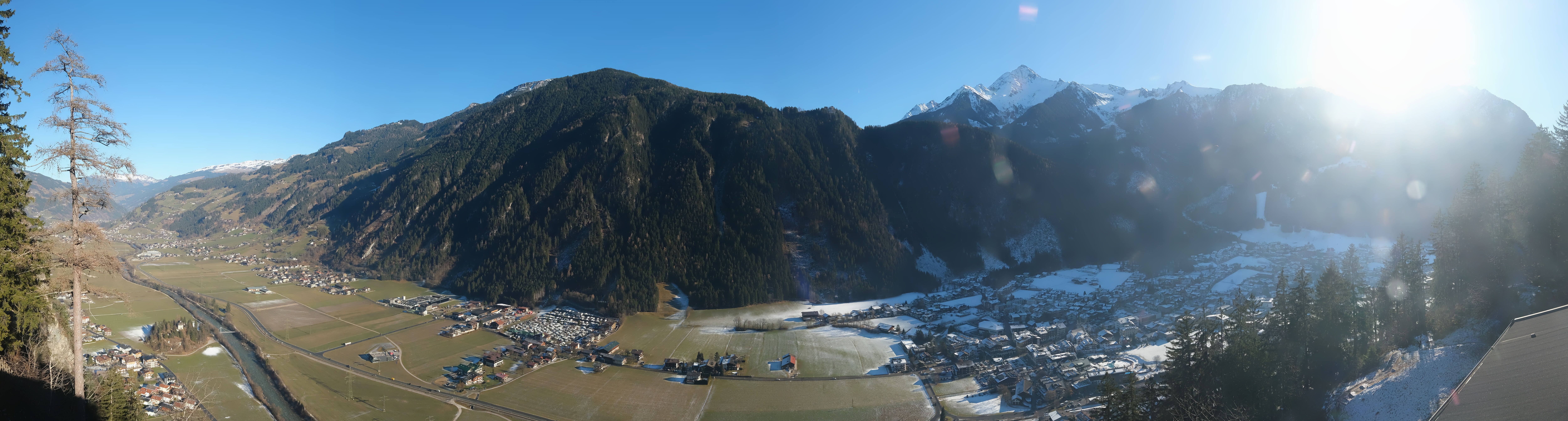 Archiv Foto Webcam Mayrhofen im Zillertal: Blick vom Gasthof Zimmereben