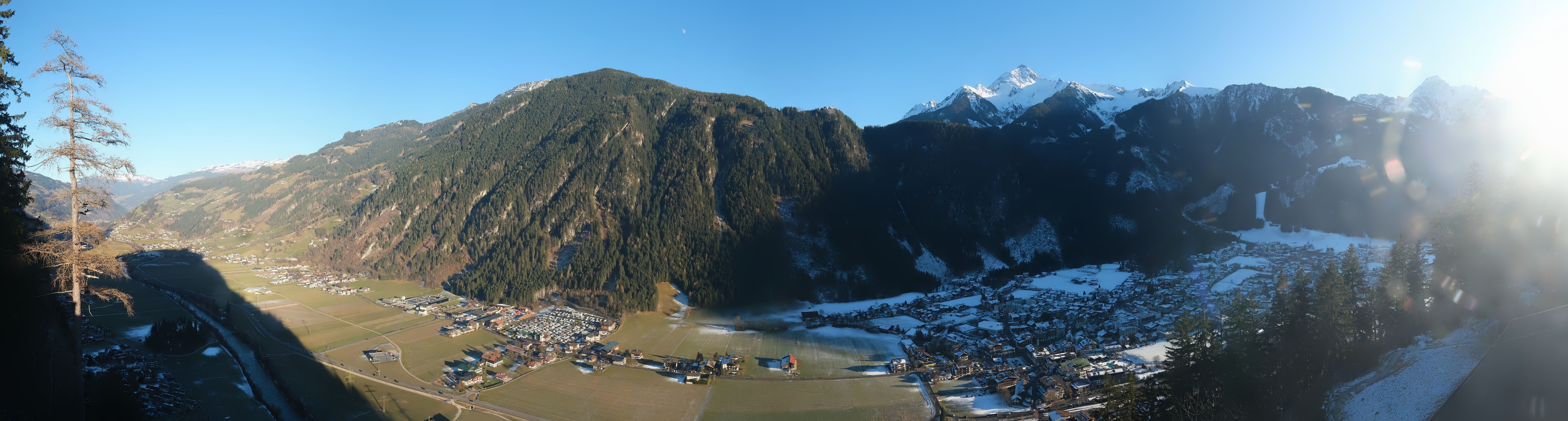 Archiv Foto Webcam Mayrhofen im Zillertal: Blick vom Gasthof Zimmereben
