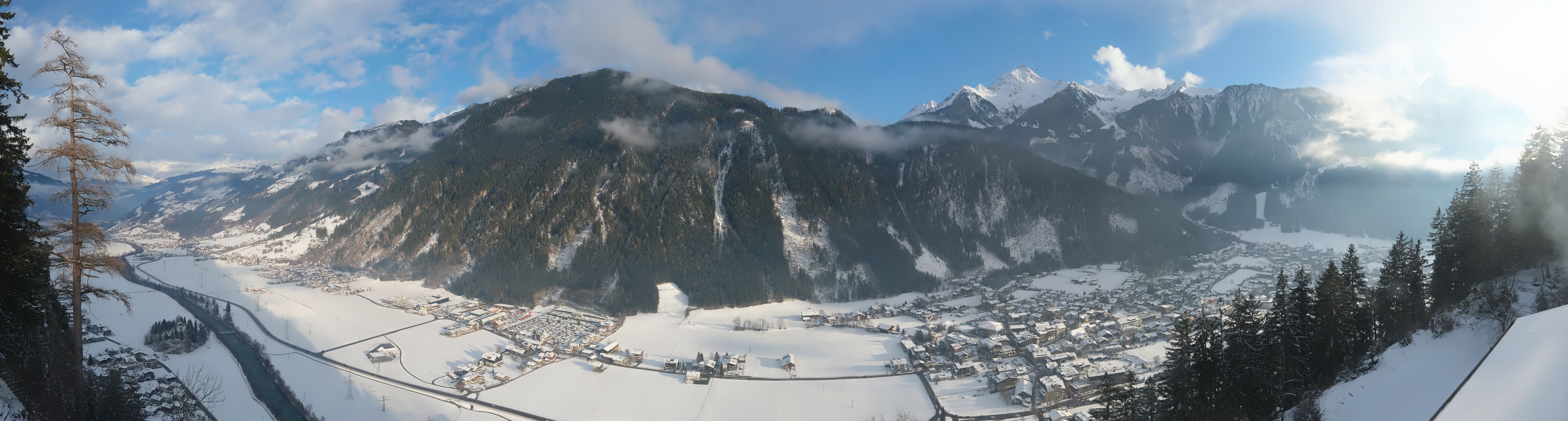Archiv Foto Webcam Mayrhofen im Zillertal: Blick vom Gasthof Zimmereben