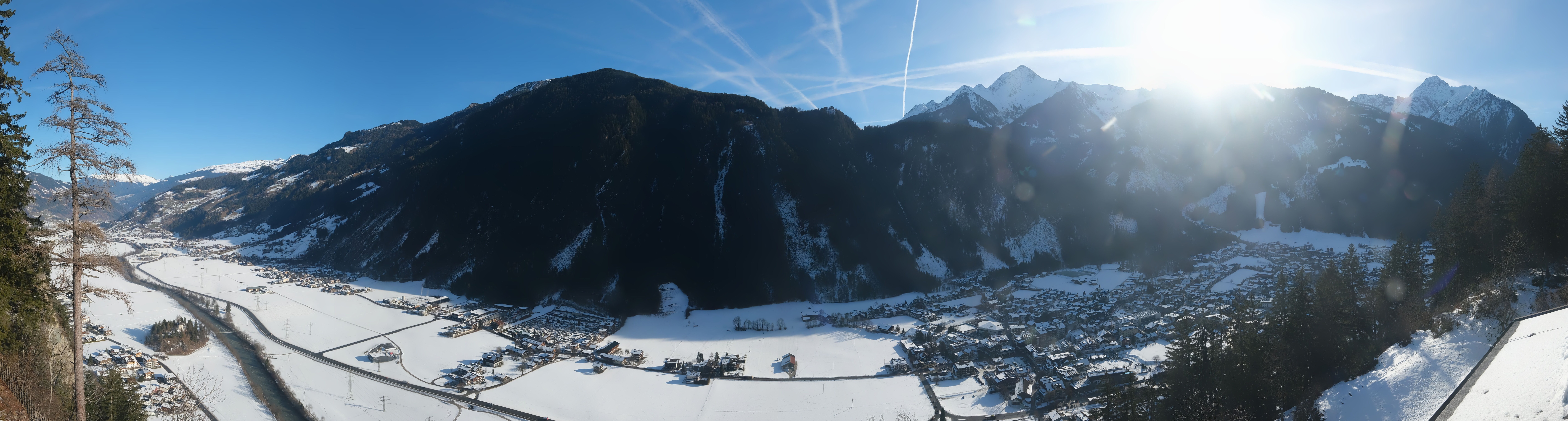 Archiv Foto Webcam Mayrhofen im Zillertal: Blick vom Gasthof Zimmereben