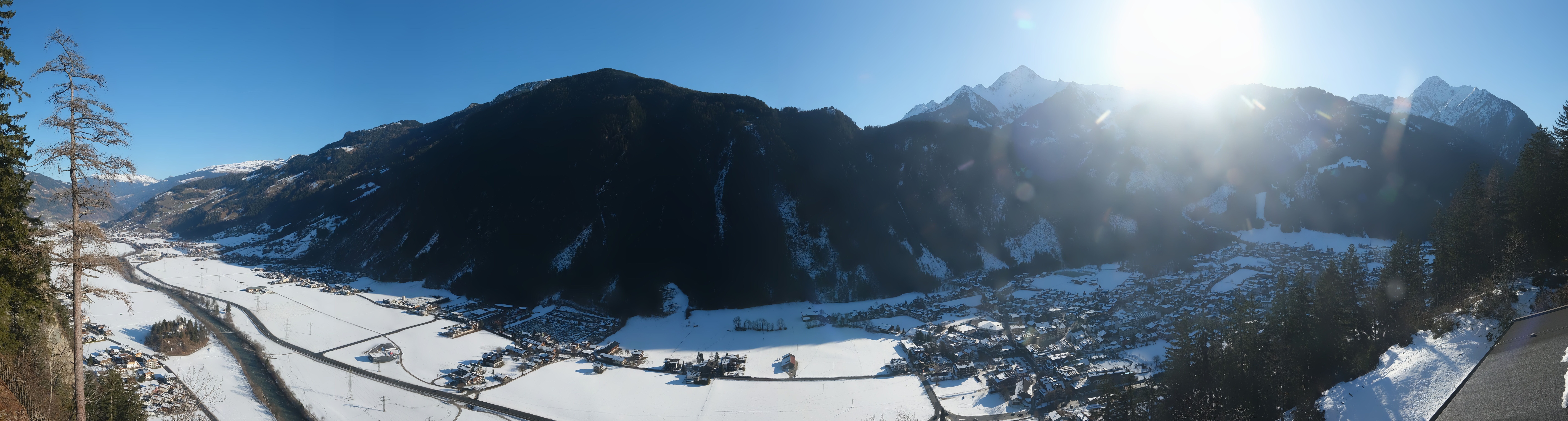 Archiv Foto Webcam Mayrhofen im Zillertal: Blick vom Gasthof Zimmereben