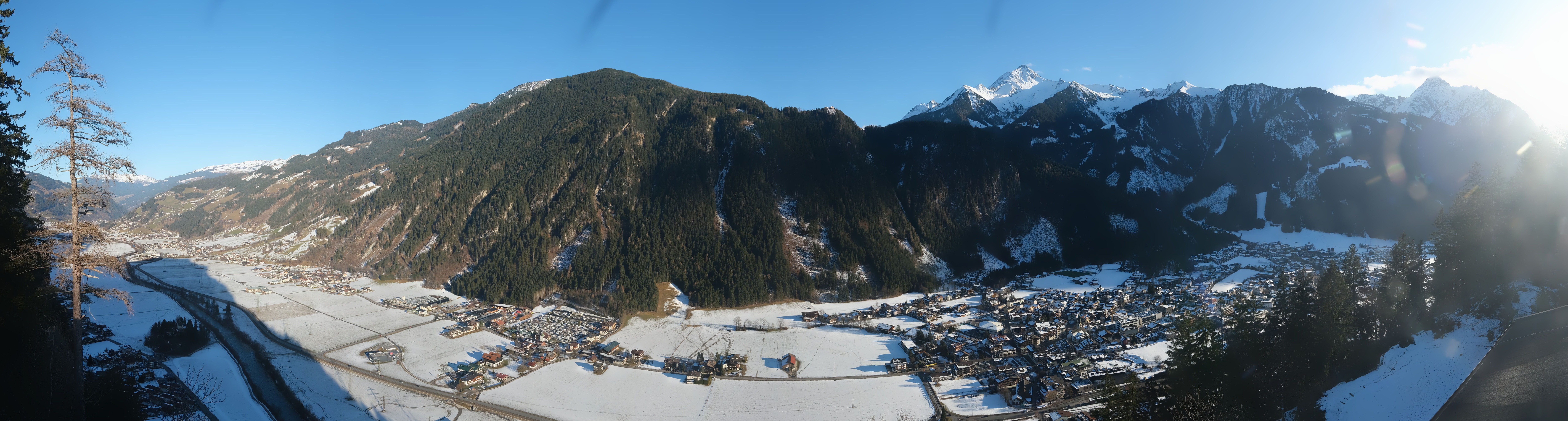 Archiv Foto Webcam Mayrhofen im Zillertal: Blick vom Gasthof Zimmereben