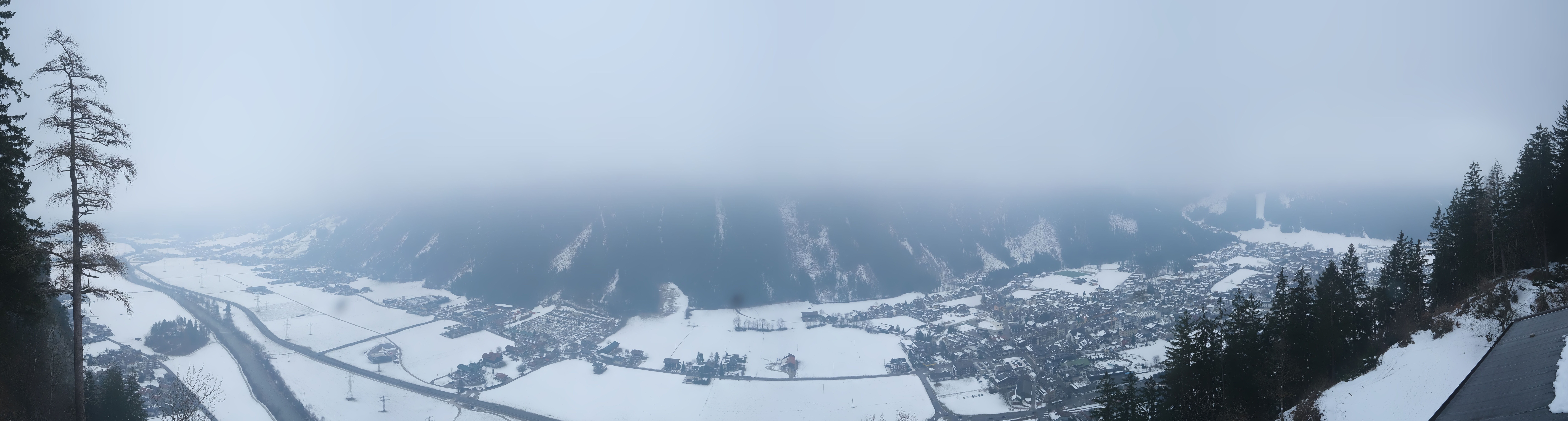 Archiv Foto Webcam Mayrhofen im Zillertal: Blick vom Gasthof Zimmereben