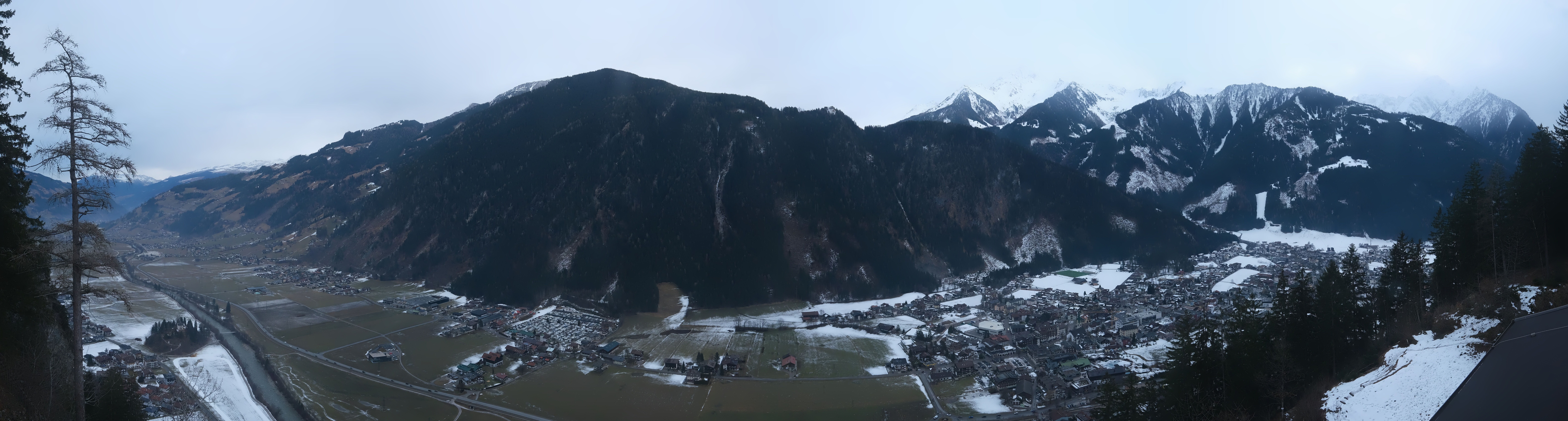 Archiv Foto Webcam Mayrhofen im Zillertal: Blick vom Gasthof Zimmereben