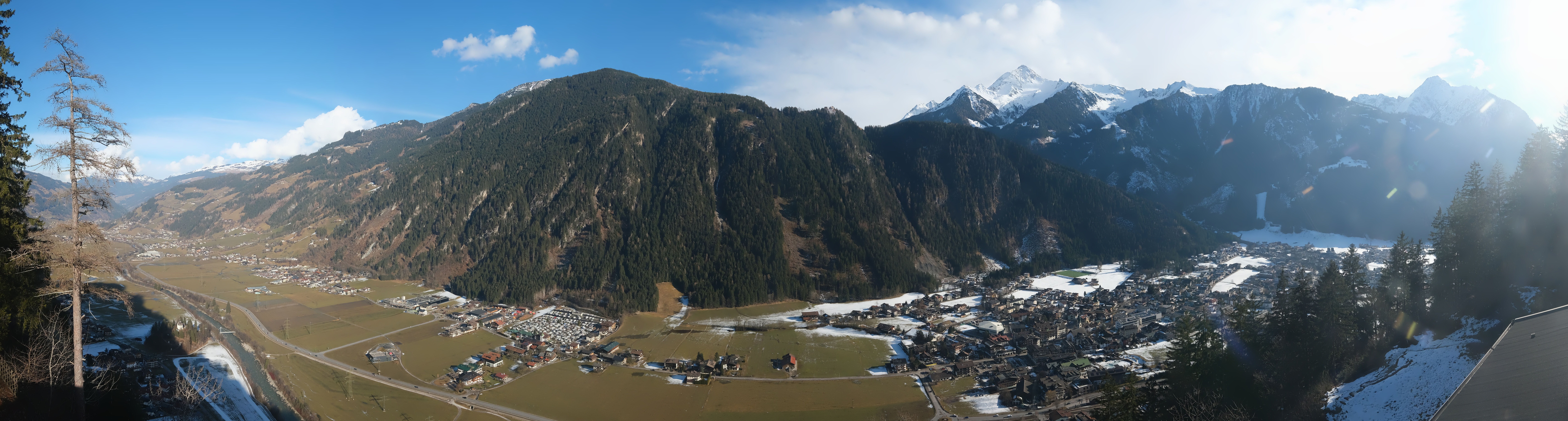 Archiv Foto Webcam Mayrhofen im Zillertal: Blick vom Gasthof Zimmereben
