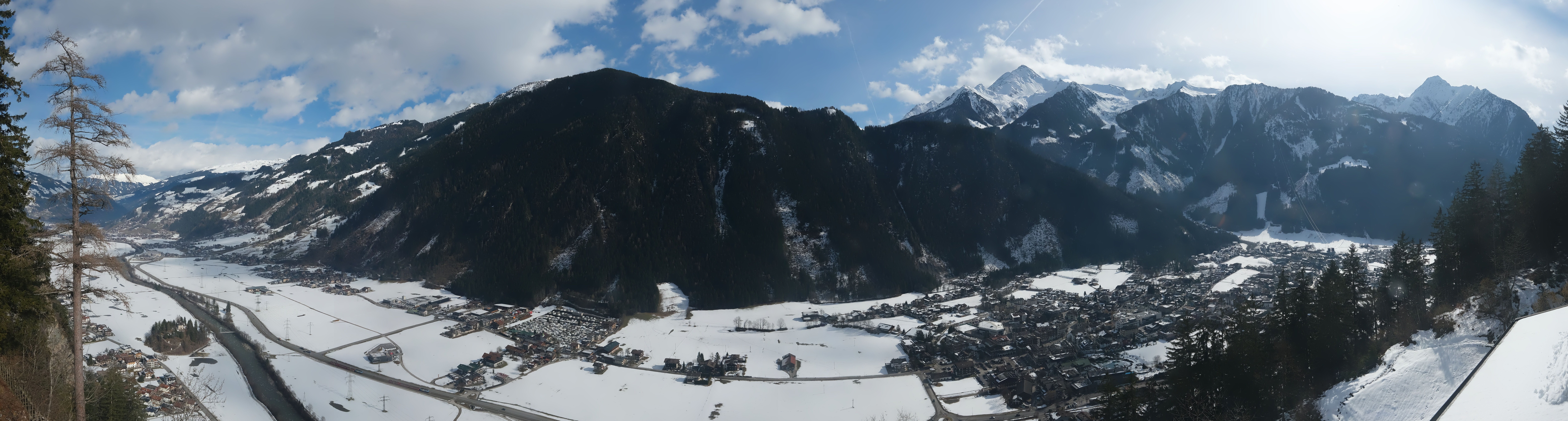 Archiv Foto Webcam Mayrhofen im Zillertal: Blick vom Gasthof Zimmereben