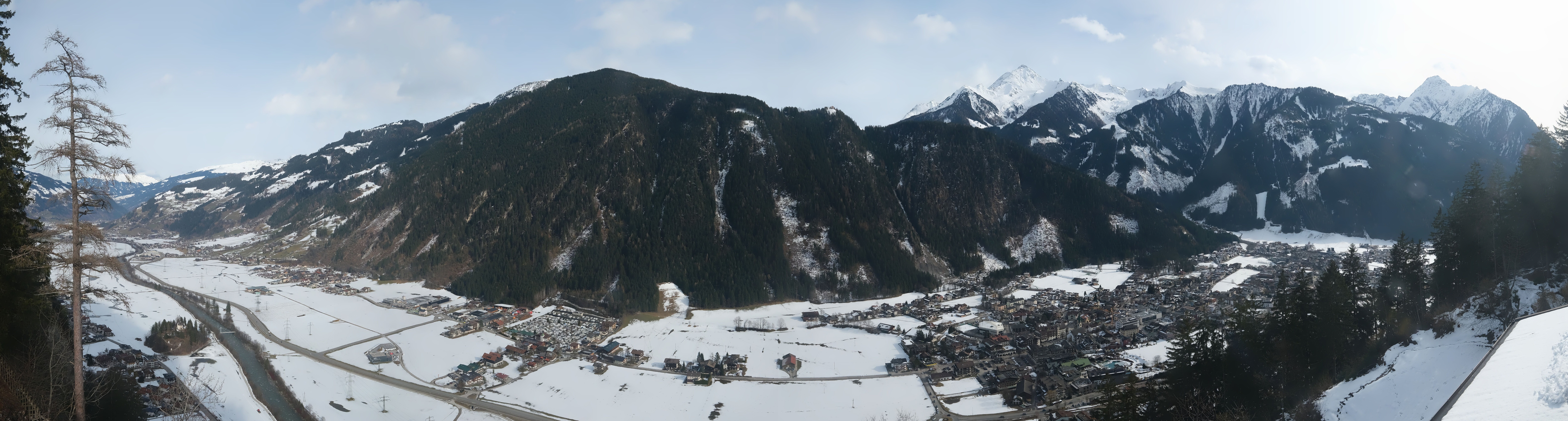Archiv Foto Webcam Mayrhofen im Zillertal: Blick vom Gasthof Zimmereben