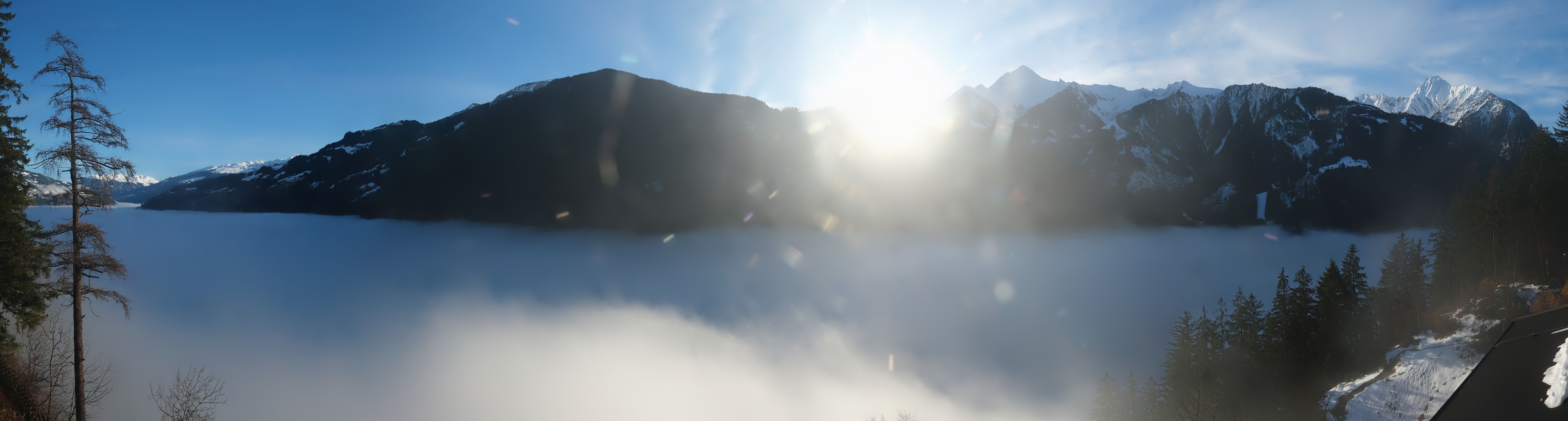 Archiv Foto Webcam Mayrhofen im Zillertal: Blick vom Gasthof Zimmereben