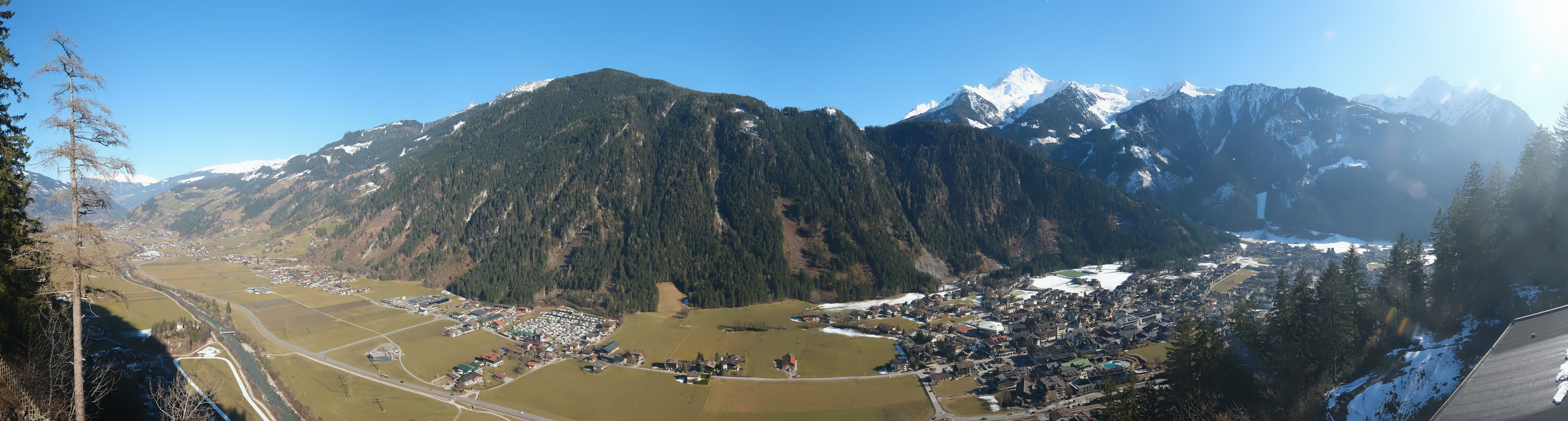 Archiv Foto Webcam Mayrhofen im Zillertal: Blick vom Gasthof Zimmereben