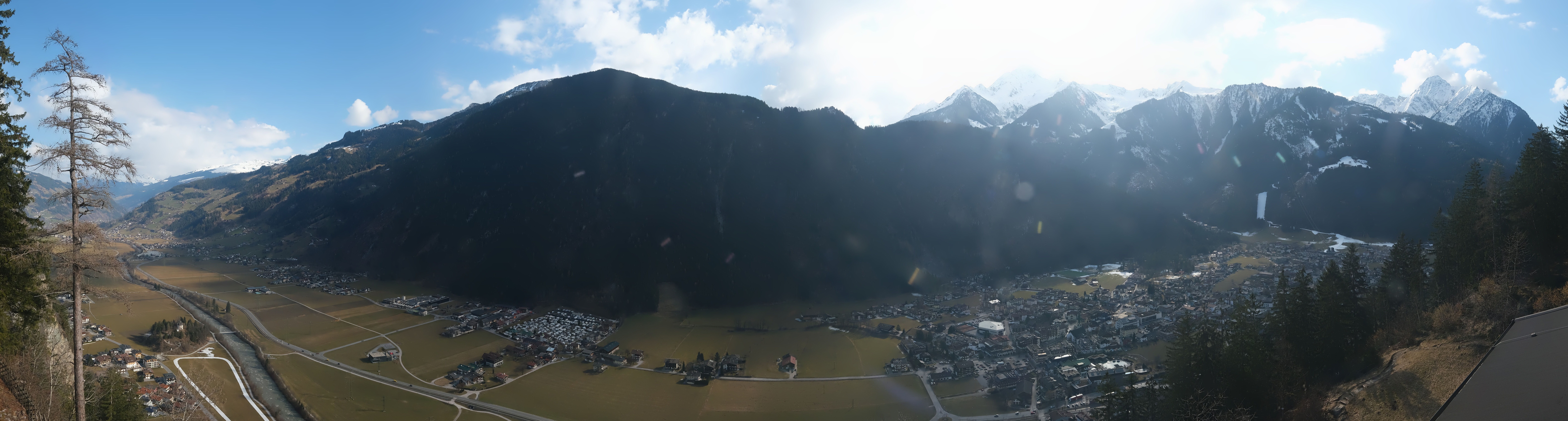 Archiv Foto Webcam Mayrhofen im Zillertal: Blick vom Gasthof Zimmereben