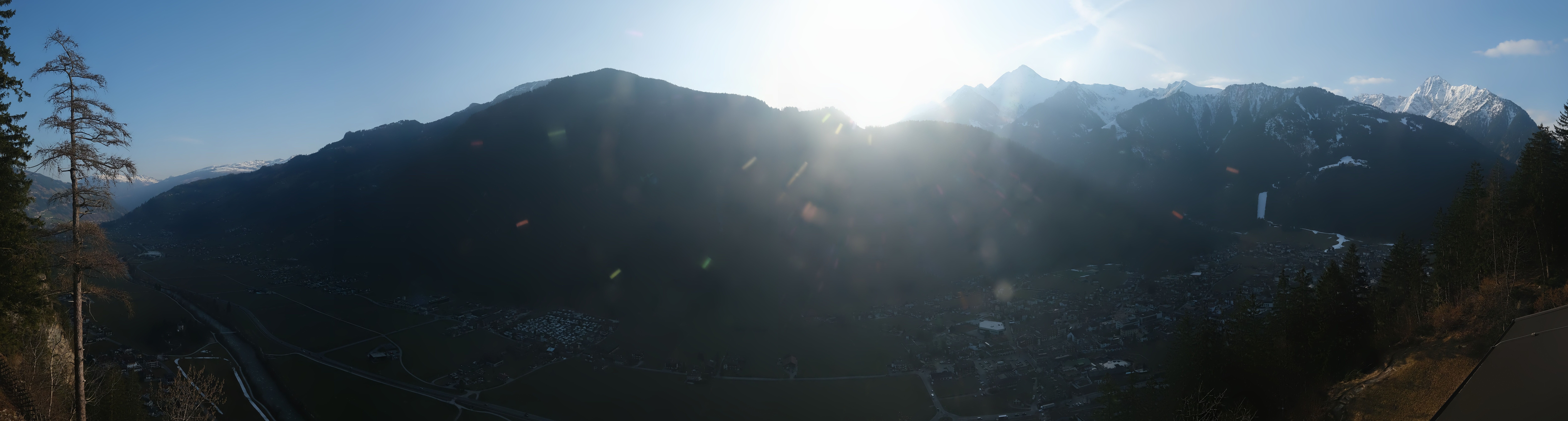 Archiv Foto Webcam Mayrhofen im Zillertal: Blick vom Gasthof Zimmereben