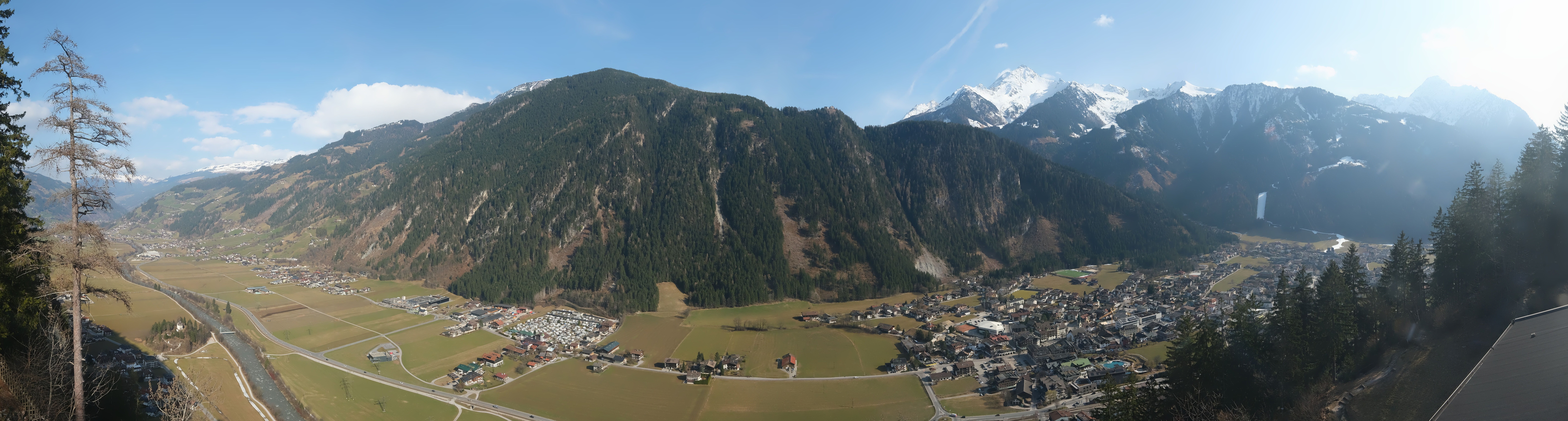 Archiv Foto Webcam Mayrhofen im Zillertal: Blick vom Gasthof Zimmereben