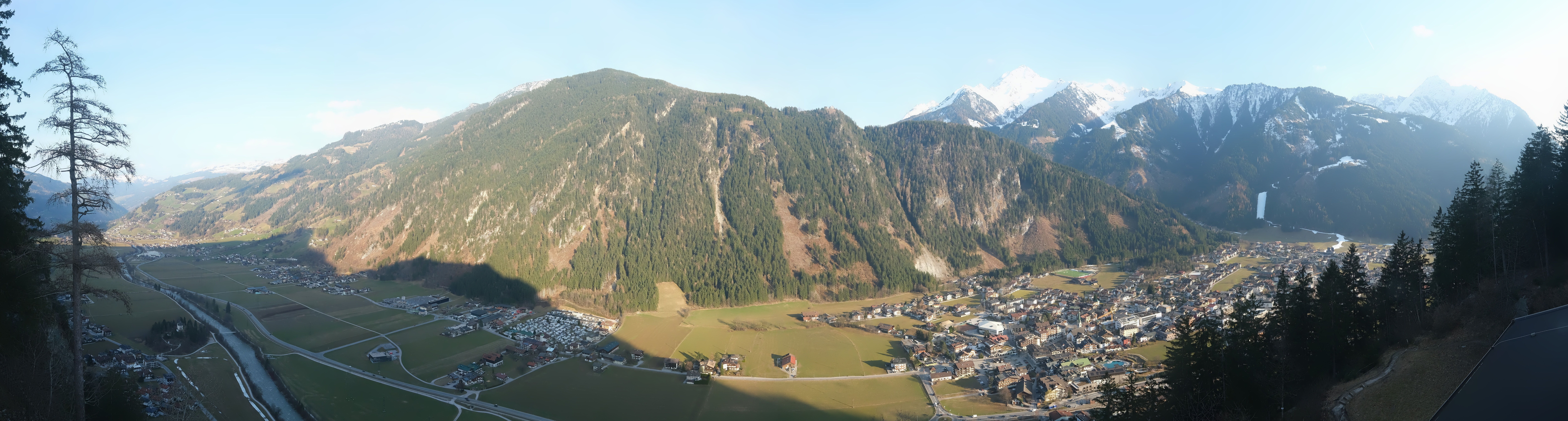 Archiv Foto Webcam Mayrhofen im Zillertal: Blick vom Gasthof Zimmereben