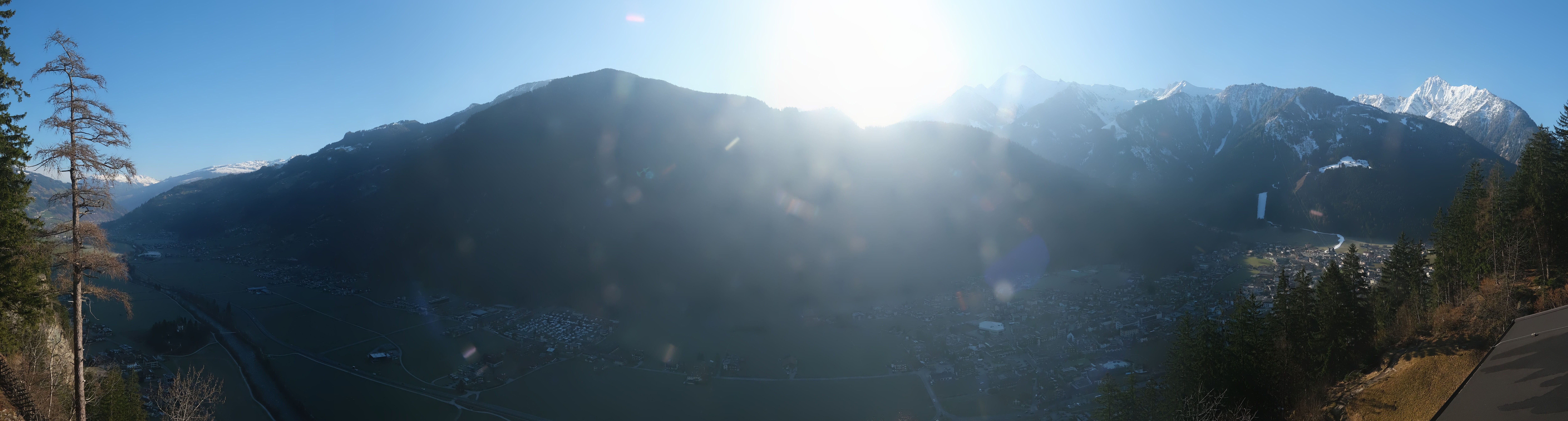 Archiv Foto Webcam Mayrhofen im Zillertal: Blick vom Gasthof Zimmereben