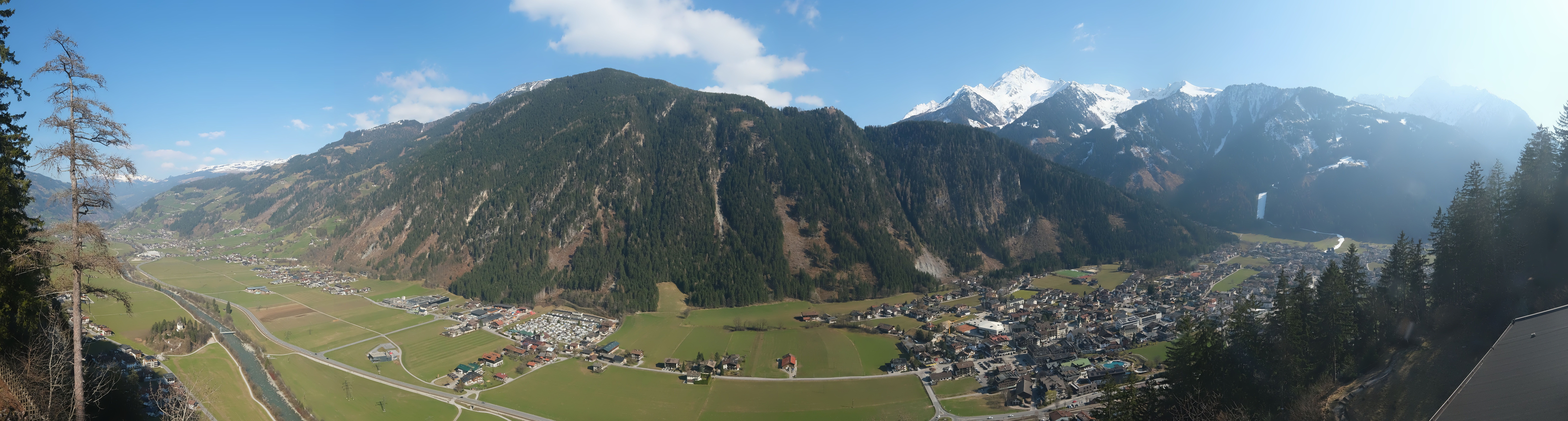 Archiv Foto Webcam Mayrhofen im Zillertal: Blick vom Gasthof Zimmereben