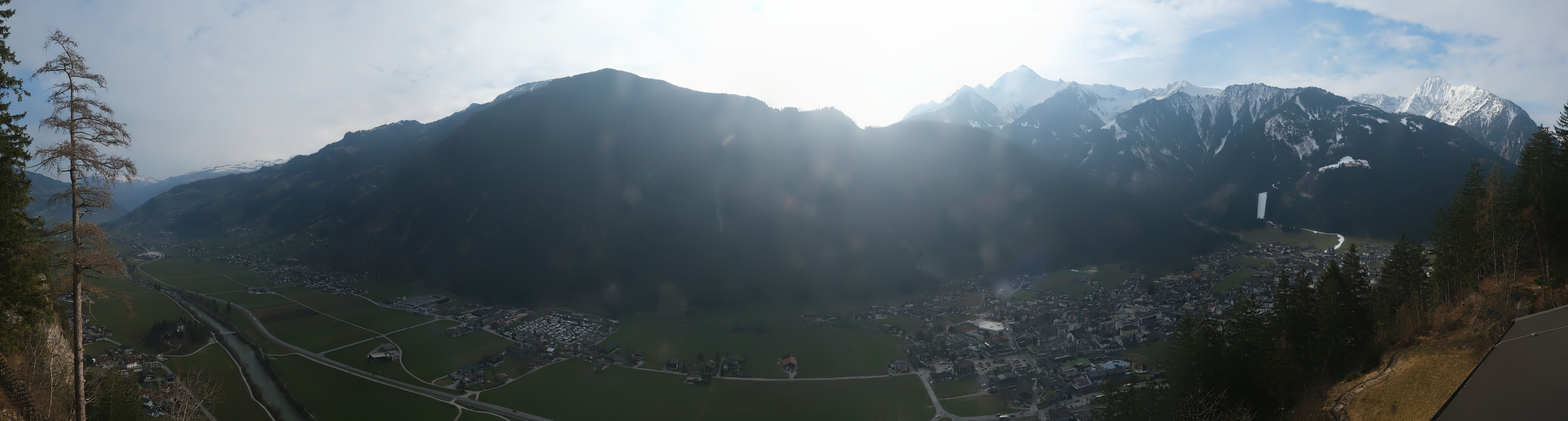 Archiv Foto Webcam Mayrhofen im Zillertal: Blick vom Gasthof Zimmereben