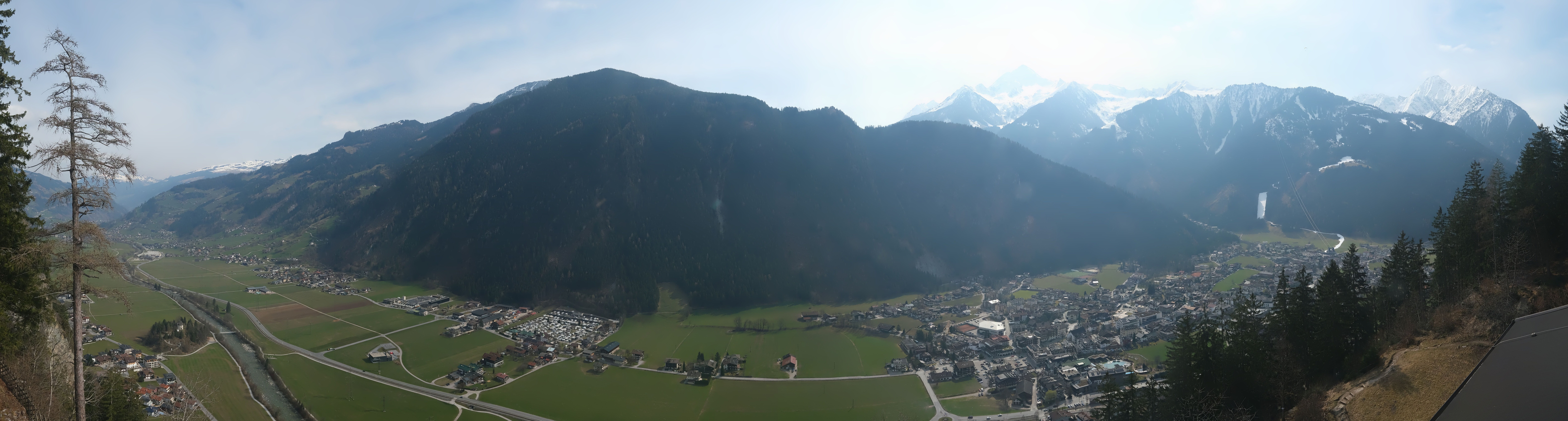 Archiv Foto Webcam Mayrhofen im Zillertal: Blick vom Gasthof Zimmereben