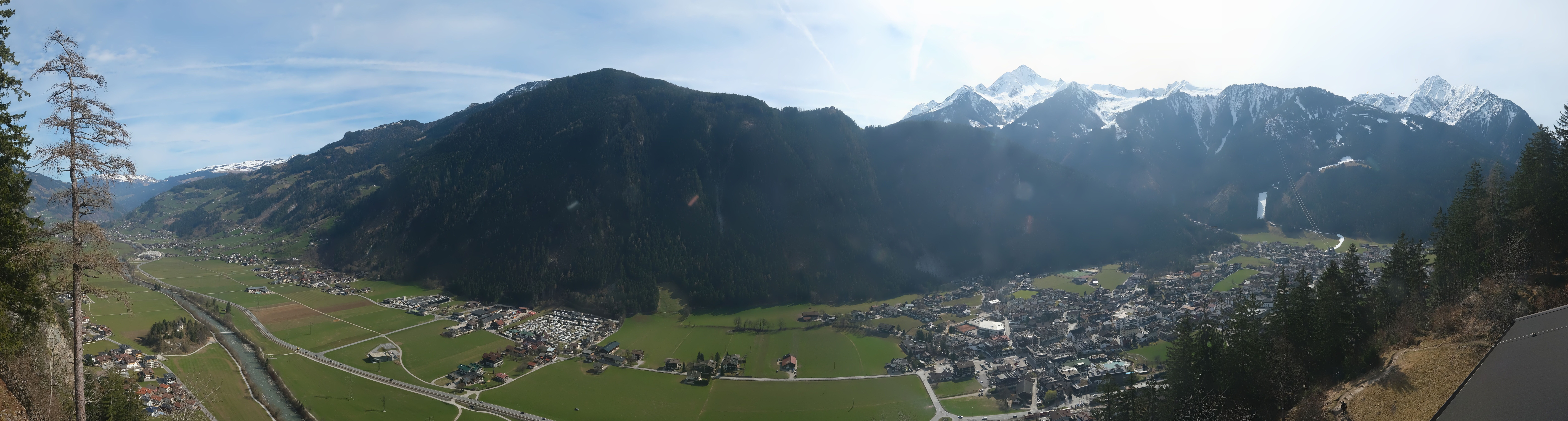 Archiv Foto Webcam Mayrhofen im Zillertal: Blick vom Gasthof Zimmereben