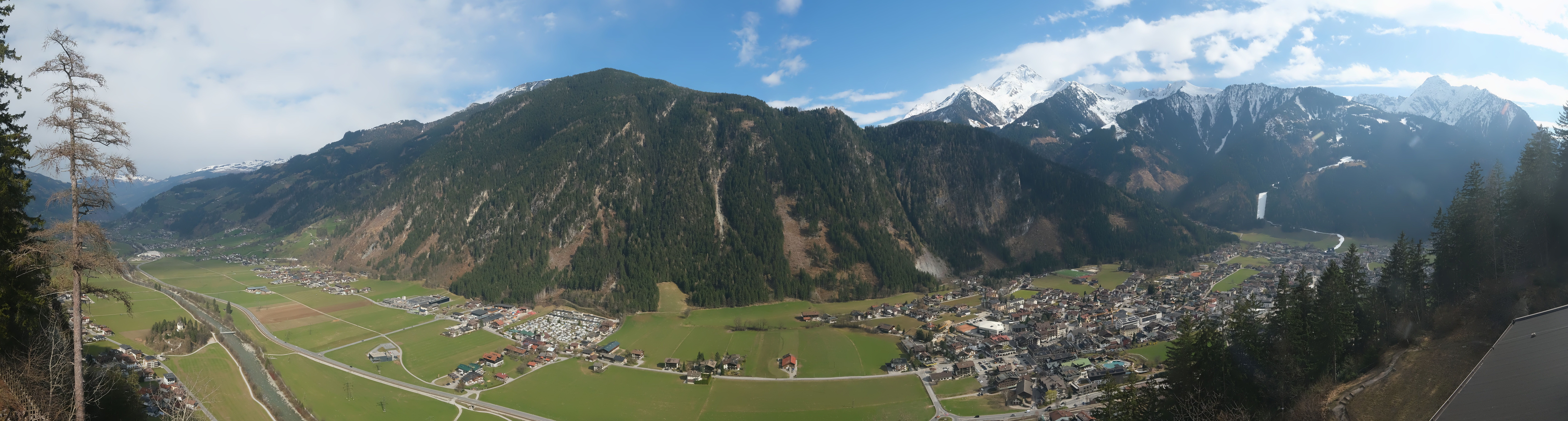 Archiv Foto Webcam Mayrhofen im Zillertal: Blick vom Gasthof Zimmereben