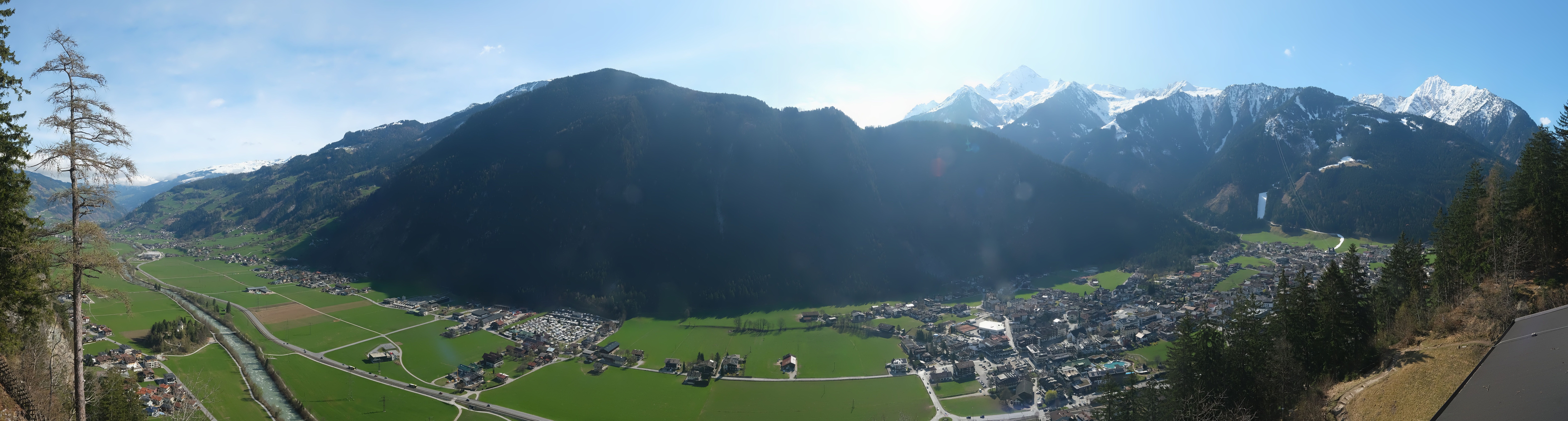 Archiv Foto Webcam Mayrhofen im Zillertal: Blick vom Gasthof Zimmereben
