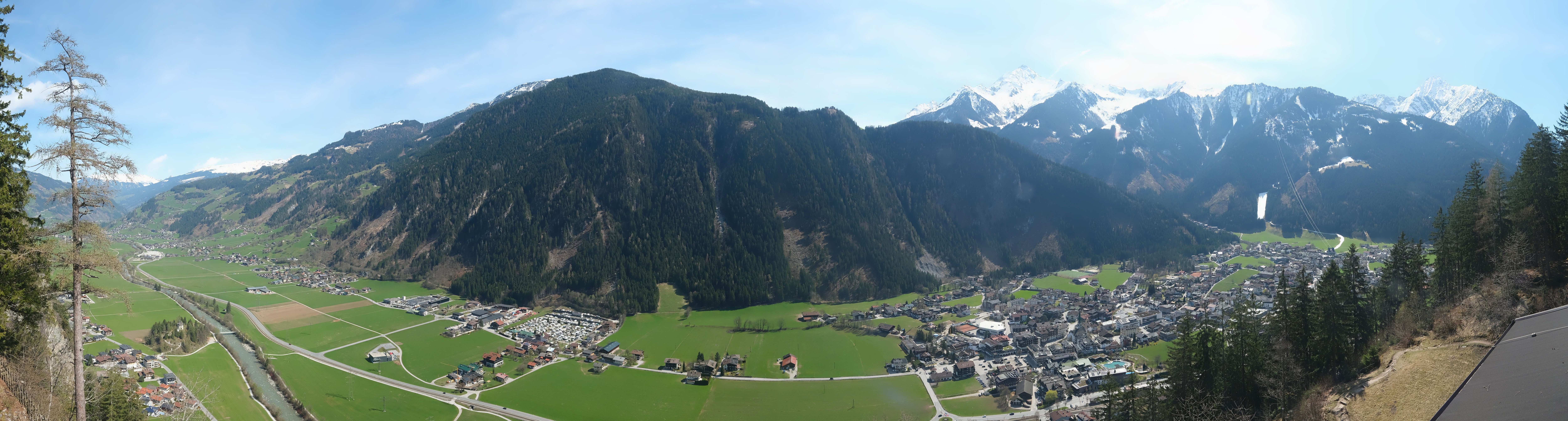 Archiv Foto Webcam Mayrhofen im Zillertal: Blick vom Gasthof Zimmereben
