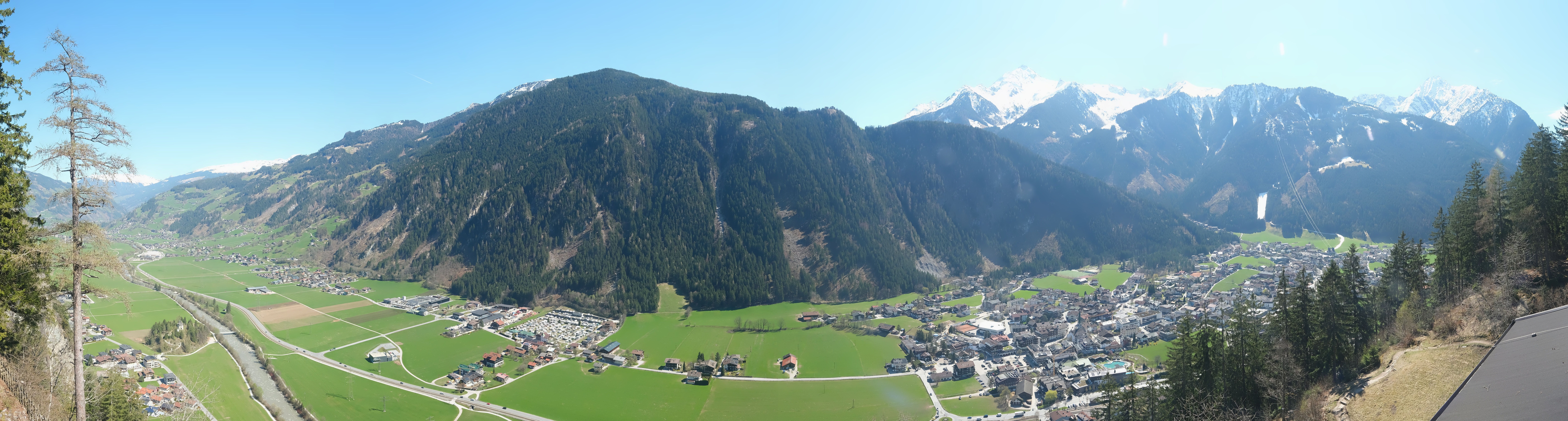Archiv Foto Webcam Mayrhofen im Zillertal: Blick vom Gasthof Zimmereben