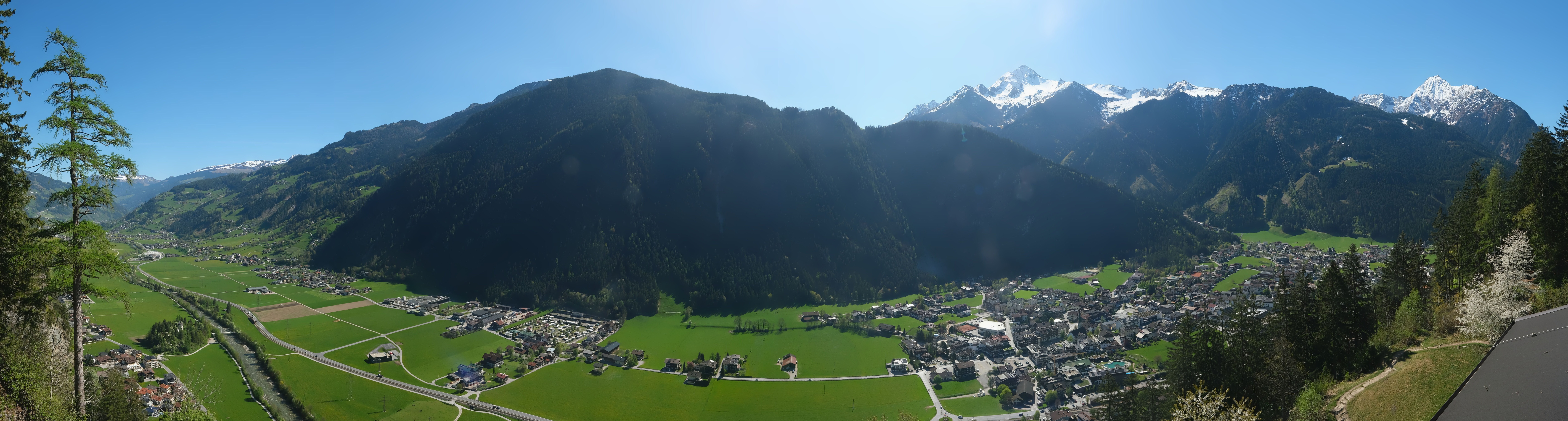 Archiv Foto Webcam Mayrhofen im Zillertal: Blick vom Gasthof Zimmereben
