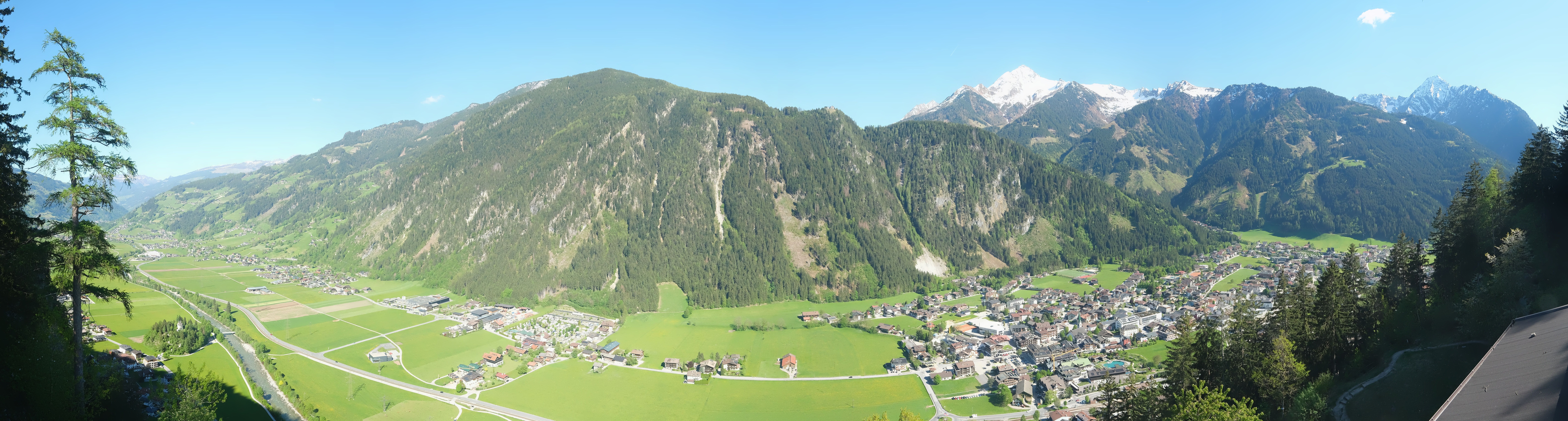 Archiv Foto Webcam Mayrhofen im Zillertal: Blick vom Gasthof Zimmereben