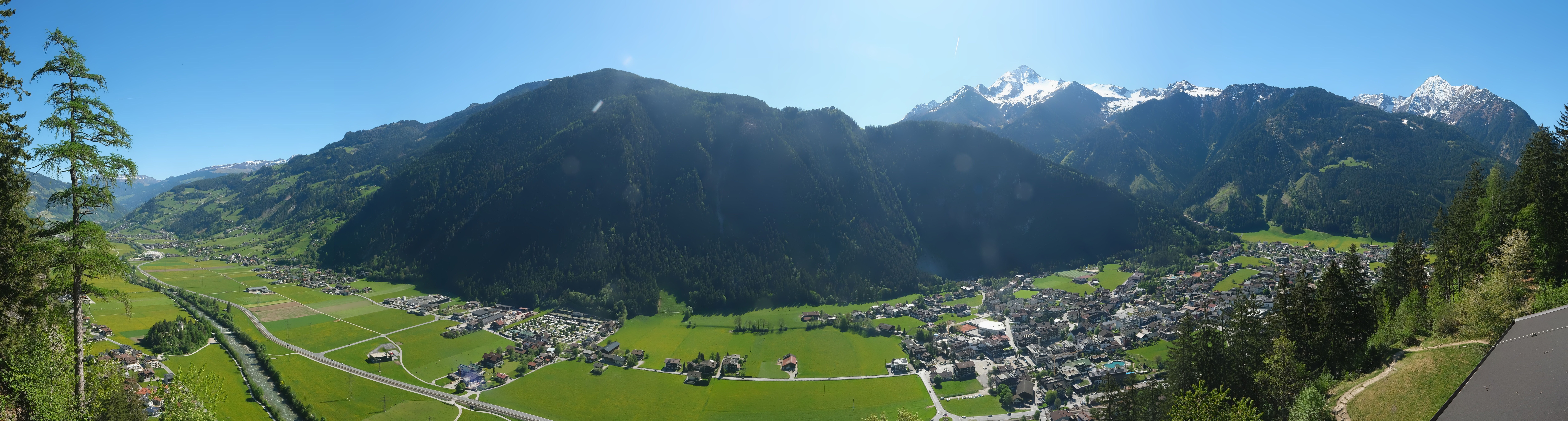 Archiv Foto Webcam Mayrhofen im Zillertal: Blick vom Gasthof Zimmereben