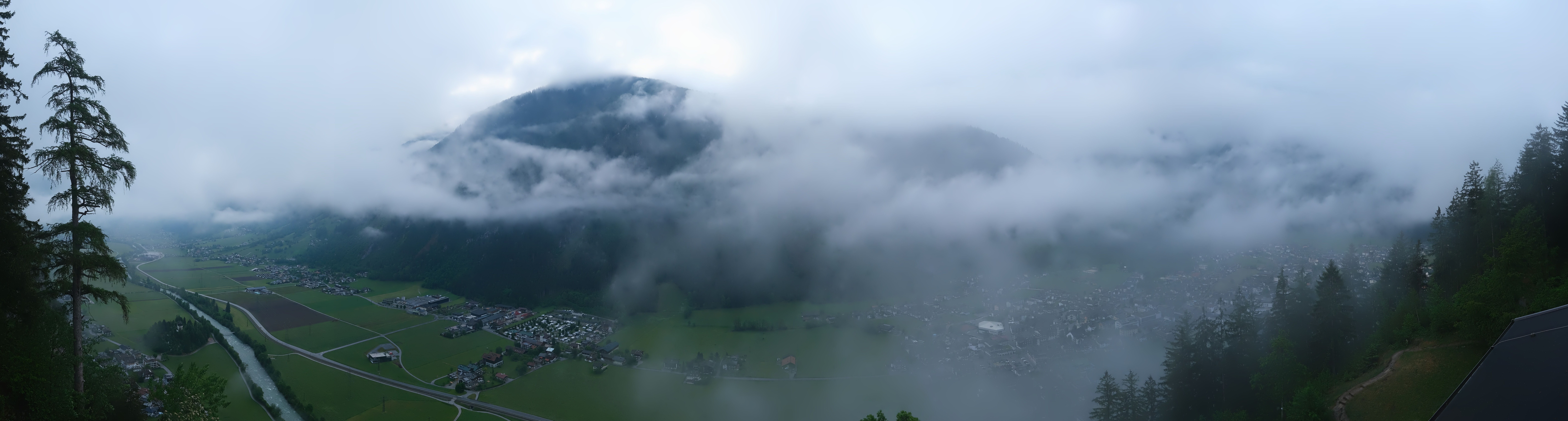 Archiv Foto Webcam Mayrhofen im Zillertal: Blick vom Gasthof Zimmereben