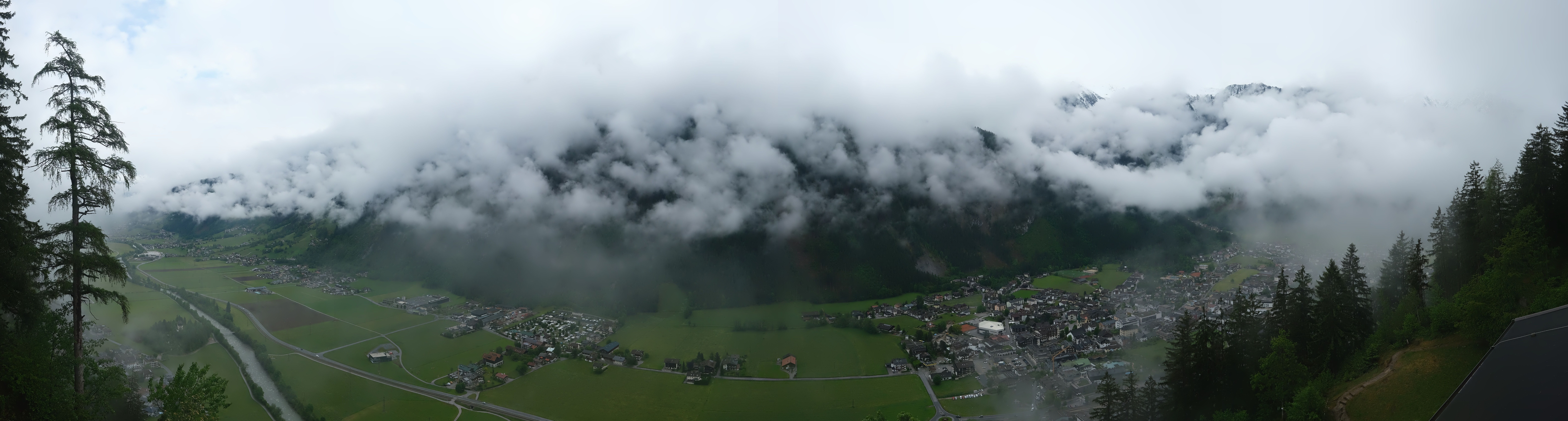 Archiv Foto Webcam Mayrhofen im Zillertal: Blick vom Gasthof Zimmereben