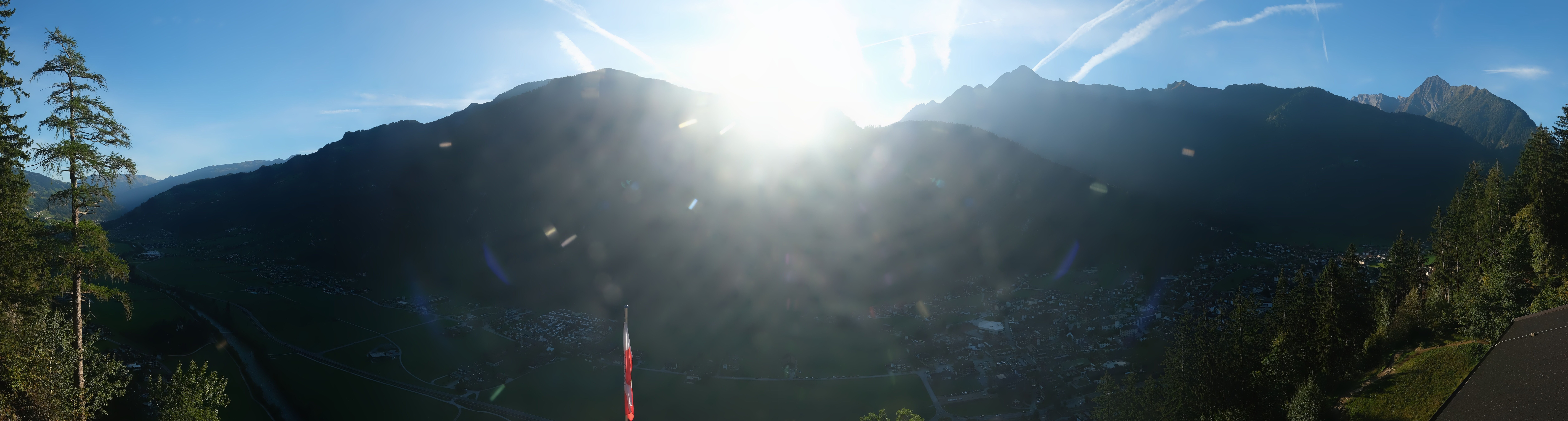 Archived image Webcam Mayrhofen im Zillertal: Zimmereben