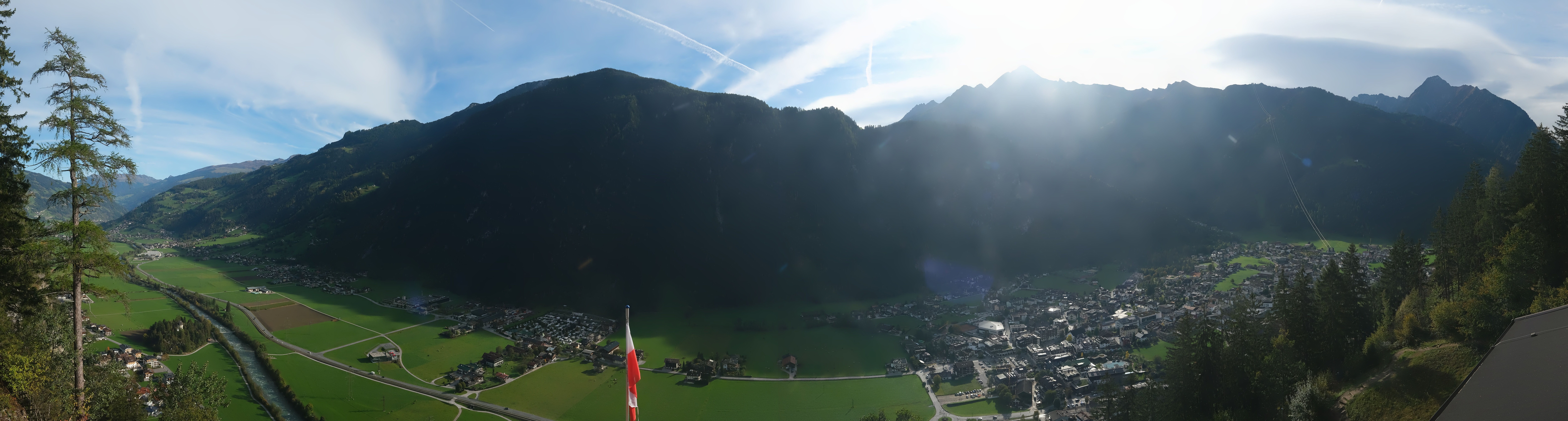 Archiv Foto Webcam Mayrhofen im Zillertal: Blick vom Gasthof Zimmereben