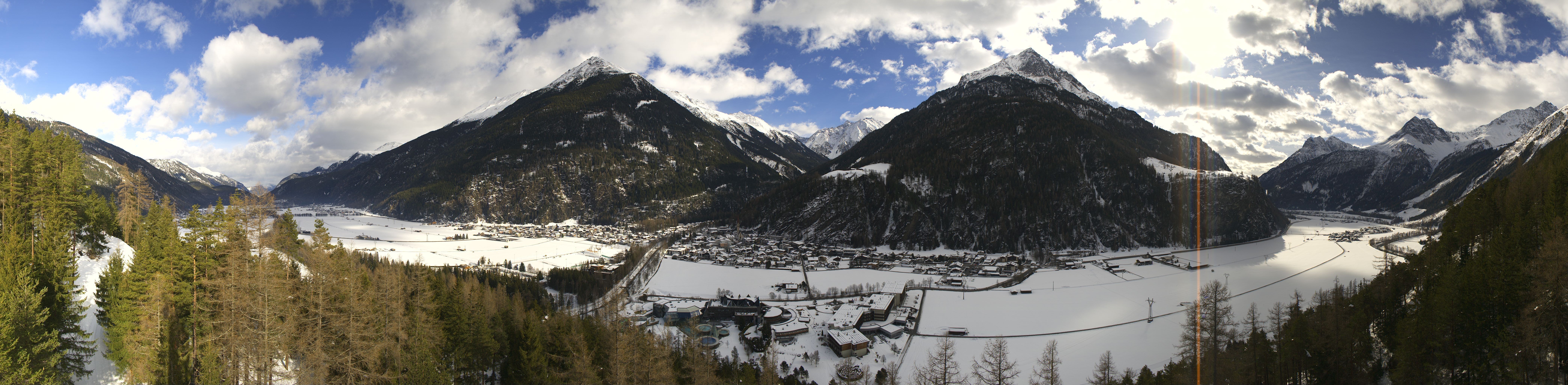 Archiv Foto Webcam Blick auf Längenfeld