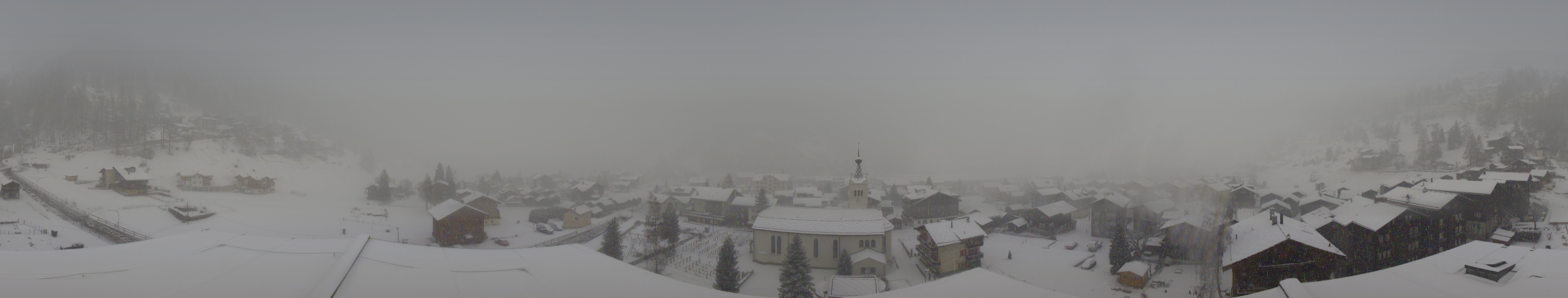 Archived image Webcam Täsch - Panorama