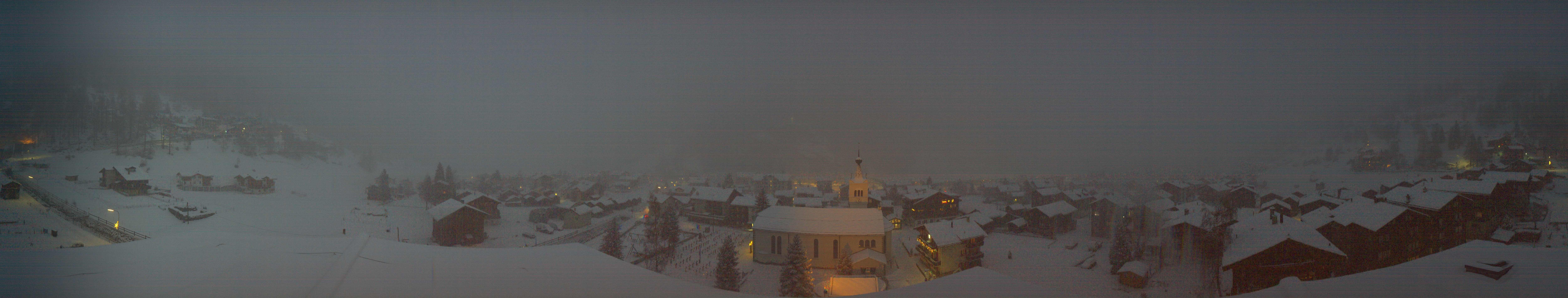 Archived image Webcam Täsch - Panorama