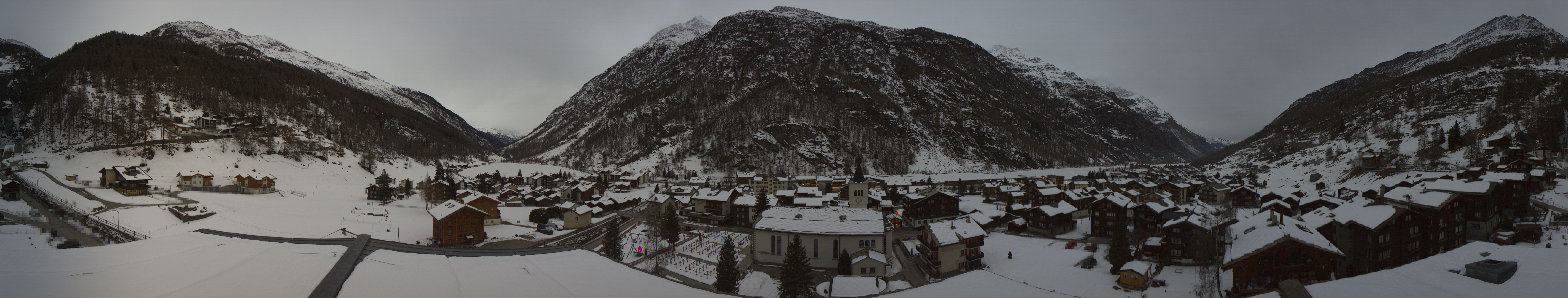 Archived image Webcam Täsch - Panorama