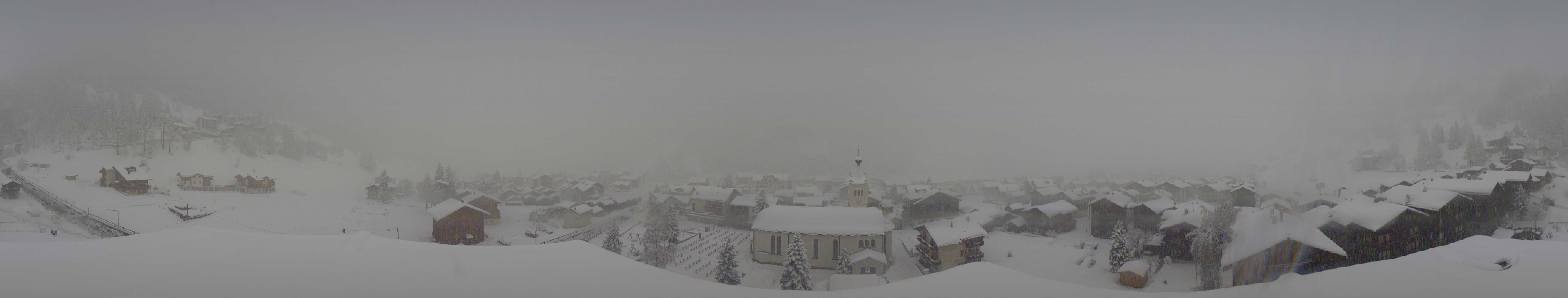 Archived image Webcam Täsch - Panorama