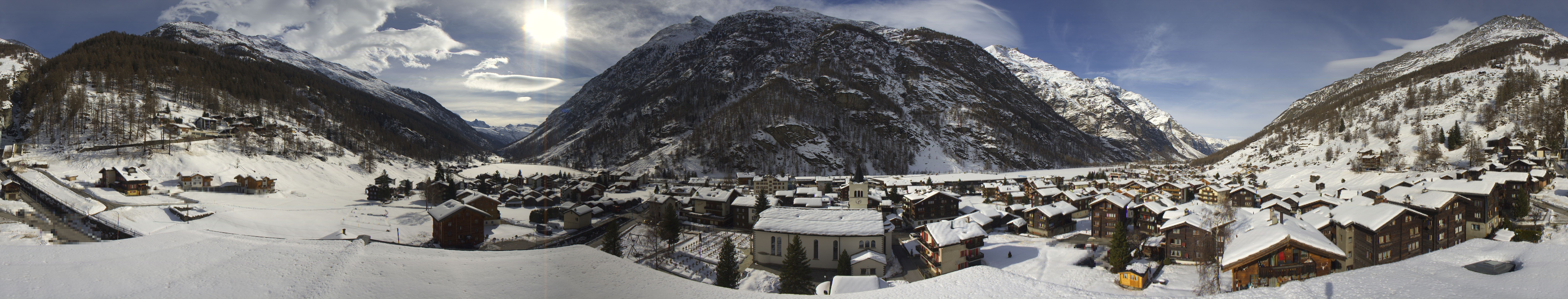 Archiv Foto Webcam Täsch im Mattertal